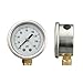 Santu Water Pressure Regulator,RV Water Pressure Reducer with Guage,Brass Material,Lead-free Adjustable (With Oil)