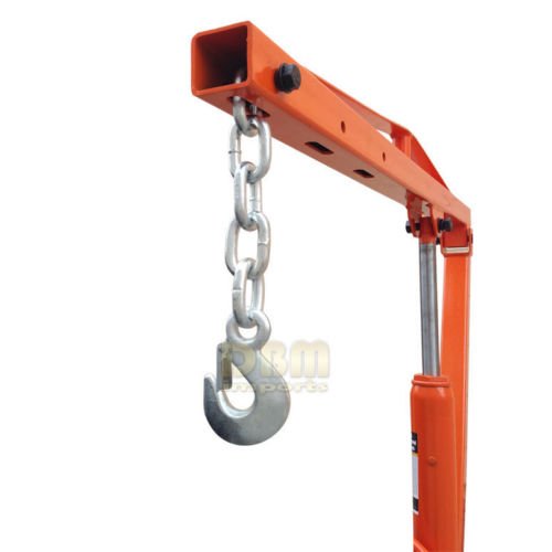 Hydraulic Hitch Mounted Truck Crane Hoist Lift 1000 LBs Capacity Buy