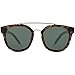 SOJOS Fashion Square Oversized Sunglasses for Women Mirrored Lens SJ2038 with Gold Rim/G15 Lens