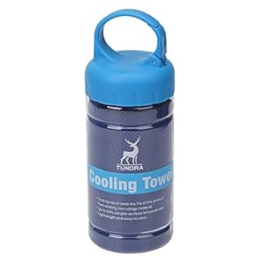 Barrageon Cooling Towel for Instant Heat Relief, Cool Towel with Carry Bottle for Sports, Workout, Yoga, Pilates, Camping, Chilling Neck Wrap, Ice Cold Scarf for Men, Women, Kids and pets