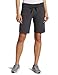 Danskin Women's Essentials Bermuda Short, Charcoal Heather, Small