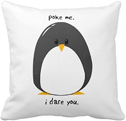 Pinguin Throw Pillow Case