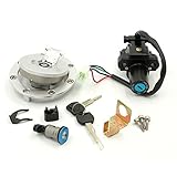 Ignition Switch Key w/ Fuel Gas Cap Cover Seat Lock Key Set For Honda 929RR 954RR 600RR 1100XX CB400 VTEC CB1300 ST1300