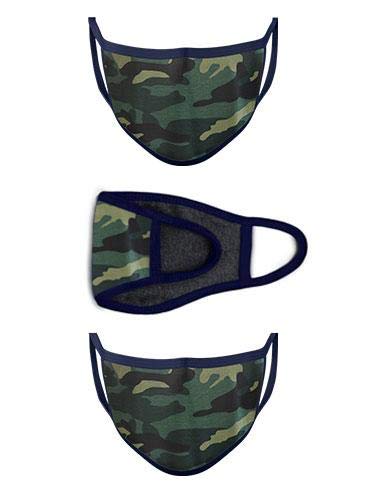 Camouflage Reusable Wellness Mask with 3-Ply Layer (Pack of 3)