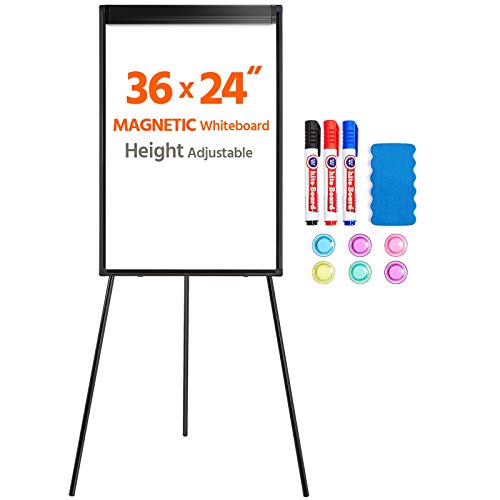 Yaheetech Whiteboard with Stand Dry Erase Board Flipchart