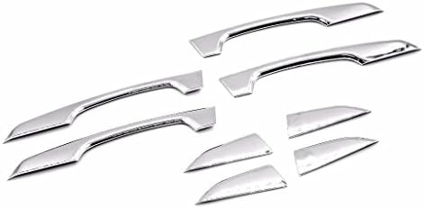 Sizver Chrome Door handle Top Trim covers For 2016-2017 Land Rover Range Rover Sport