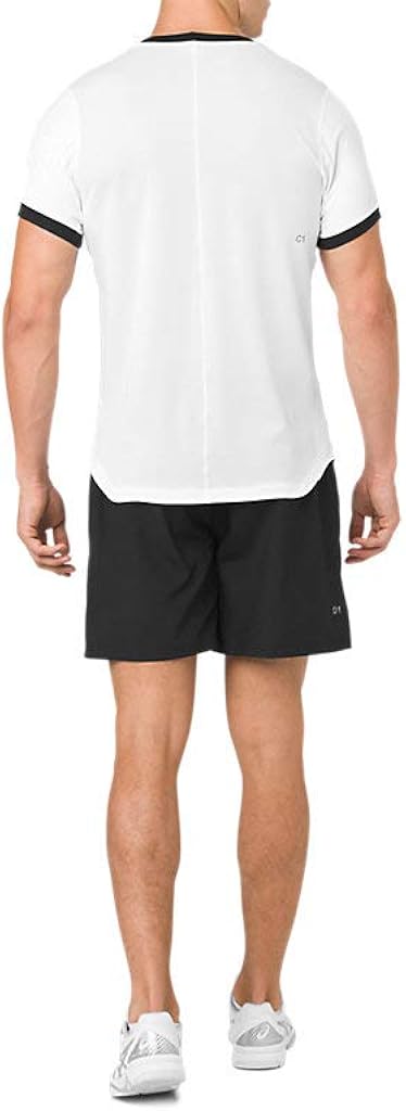 ASICS Men's Club Short Sleeve Top Tennis Apparel : Clothing