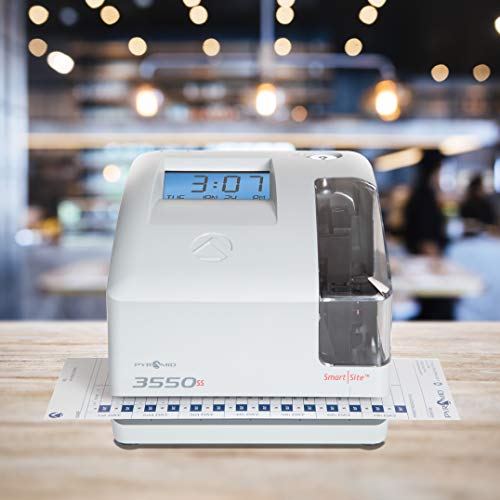 Pyramid 3550ss SmartSite Time Clock and Document Stamp - Made in USA