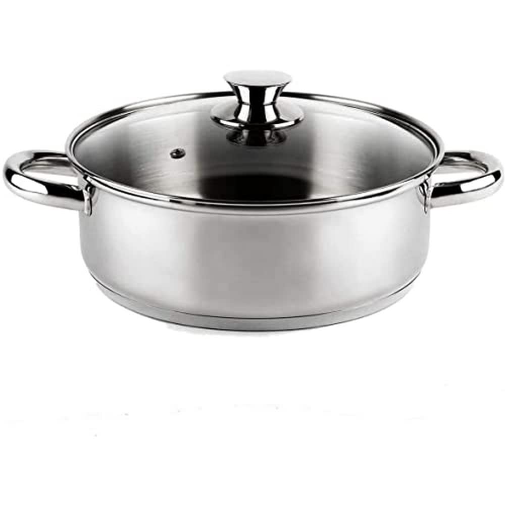 VIER CI14 Saucepan 14 cm Diameter, in 18/10 Stainless Steel. Induction