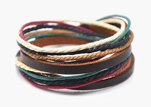 Original Tribe Bangle Leather Bracelet Buckle Bracelet Men Bracelet Women Bracelet Fashion Bracelet Made of Ropes and Leather Wrist Bracelet SL2608