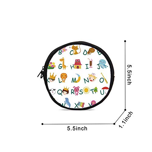 2 Educational+Durable+Round+Coin+Alphabet