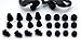 24 Soft Spare Kit Gels/Buds for Beats Wireless Powerbeats PRO. 12 pcs. 3-Layered Noise proofing, 12 pcs. Rounded Shape Ear Gels Tips (4pcs per Size S/M/L for Both Shapes) by: GeneralBuy.