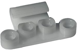 WindowParts PRO Flush Cut Tie Bar Guide (10-Pack) – Window Lock Bar Guide/Plastic Retainer for Multi-Point Casement & Awning 