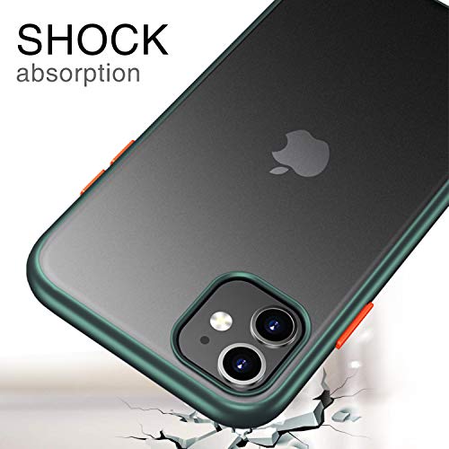 image for SEEKFULL iphone 11 Case Midnight Green Ultra Thin for Men Women TPU Bu