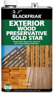Blackfriars 5 Litre Gold Star Wood Preserver Dark Brown