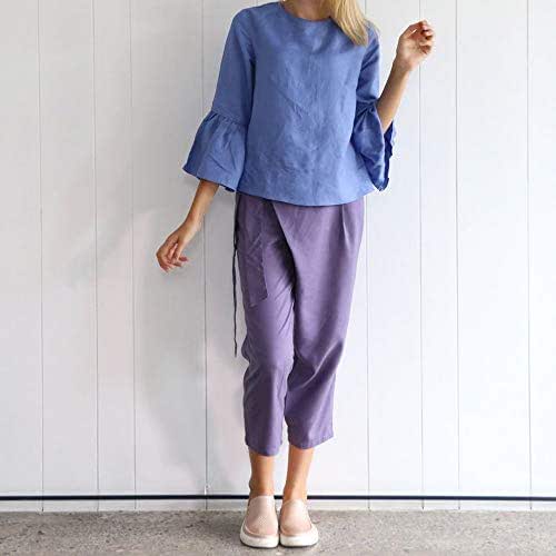 wrap linen pants