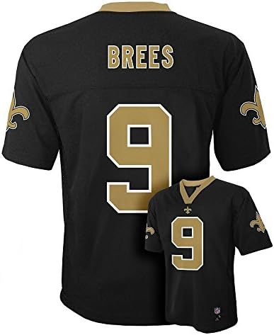 Outerstuff New Orleans Saints Drew Brees Black Youth NFL Jersey