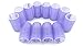 Medium Size Hair Rollers Curlers Multicolor Self Grip Cling Nylon Plastic Sticky Curling Tools Pro Salon Hairdressing Curlers Or DIY Curly Hairstyle Color Random(31mm/1.2 inch Medium Size 12PCS