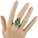 Green Turquoise & Sterling Silver Ring Size 5 to 12 Southwest Style