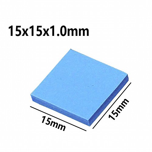 Wathai 36pcs 15x15x1.0mm Thermal Conductive Silicone Pad High Performance Thermal Double Side Tapes Cooling Pad - Thumbnail 6