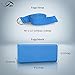 JBM Yoga Block Plus Strap with Metal D-Ring Yoga Brick Cork Yoga Block 6 Colors - High Density EVA Foam Yoga Block to Support and Deepen Poses Odor-Resistant