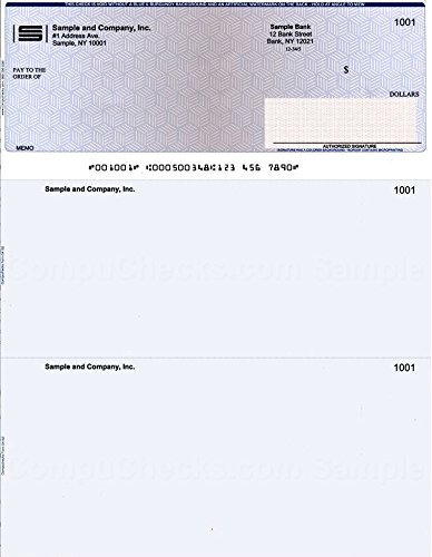 Buy 100 High Security Laser Computer Checks Printed - Compatible for ...