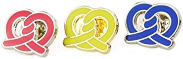 Originals Pretzel Twist Cute Enamel Pin, Kawaii Food Pin Brooch Lapel for Women and Men Gifts