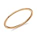 10k Dainty Yellow or White or Rose Gold 1mm Thin Band