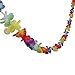 3 Pcs Flower Garland Multi Colored Hawaiian Luau Tropical Flower Lei Garland Party Decorations. Set Of 3 10' Hibiscus Flower Garlands a total of 30 Feet - 9 Meters. Hawaiian Luau Tropical Party Suppl