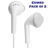 Samsung_OEM EHS61ASFWE - YS Handsfree Headphone With 3.5mm Jack & Mic - Combo (Pack of 2)