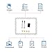 L-Fine Magnetic Dry Erase Whiteboard for Refrigerator Included 2 Magnetic Markers & Erase-Perfect for Chore List, To Do List & Schedule