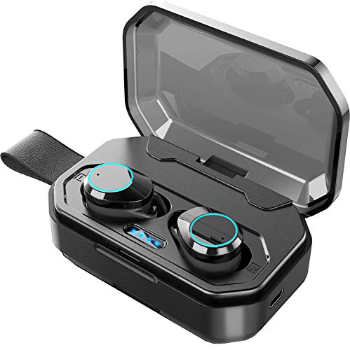 True Wireless Earbuds, 3D Stereo Sound Wireless Headphones Touch Control Wireless Sport Earbud with Breathing Mini in-Ear Sports Earphones Noise Cancelling Headsets, Bluetooth Earbuds