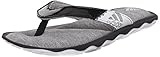 adidas Performance Women's Anyanda Flex W Athletic Sandal,Black/White/Core Heather Grey,9 M US