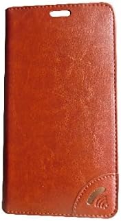 VEST Radiation Protection Compatible Samsung Galaxy S8+ (S8 Plus) Wallet & Phone Case Certified EMF Protection + Drop & Impact Protection (Brown)