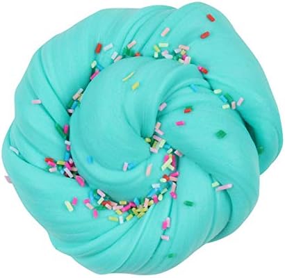 Huaa Fluffy Slime That is Not Sticky,Fairy Floss Cloud Slime Reduced Pressure Mud Stress Relief Kids Clay Toy MG,Fluffy Slime That is Not Sticky, Mint Green,Free Size