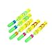 New 6 Amazing Arrow Rocket Copters. Led Lights Helicopter Flying Toy - Elastic Powered SlingShot Heli. Outdoor Slingshot Arrows to Flare Copter by Chapter Seven