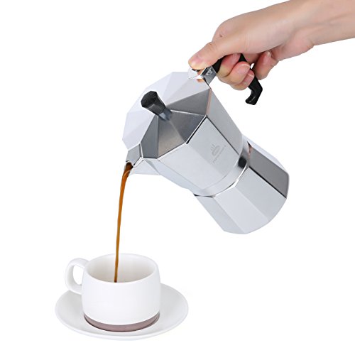 Italian Moka Pot Stovetop Coffee Maker Steam Pressure (6 Cup), Durable Aluminum eBay