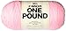 Caron One Pound Solids Yarn, 16oz, Gauge 4 Medium, 100% Acrylic - Pink- For Crochet, Knitting & Crafting ( 1 Piece )