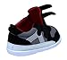 Kuner Baby Boys and Girls Cotton Rubber Sloe Outdoor Sneaker First Walkers Shoes (12.5cm(6-12months), Black)