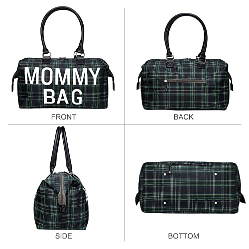 Diaper Bag Tote, Printe Mommy Bag for Hospital & Maternity with Baby