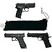 DecoyPro Gun Socks for Handguns with Gun ID – Gun Socks for Pistols – Silicone Treated Breathable Moisture Wicking Gun Sock Black