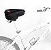 WINNINGO Gel Bike Seat Cover with Raincover, Anti-Slip Comfortable Bike Seat Cushion with Breathable Design Bicycle Wide Saddle Pad for MTB & BMX and Road, Velcro Installation, 11 X 10 in