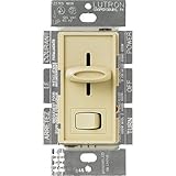 Lutron S600PH-IV Electronics Skylark Dimmer with Preset Switch, Ivory