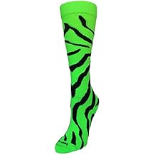 lime green tie dye softball socks