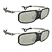 Goswot Clip-ons 144Hz 3D DLP-Link Active Shutter Rechargeable Glasses(Pack of 2)thumb 1