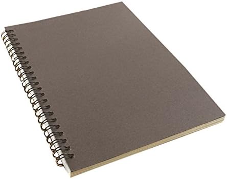 TimedMALL Recycled Spiral Notebook 1-Subject, 120-Count，College Ruled（Assorted Colors）