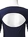 REGNA X Women's 3 STYLES OPEN-BACK Scoop Neck Short Sleeve Workout Tee (S-3XL)