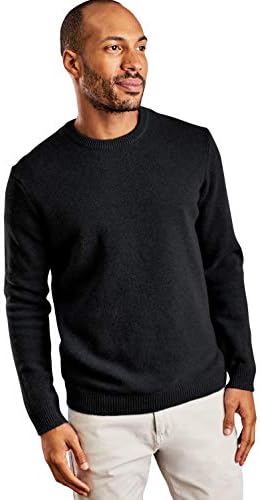 WoolOvers Mens Lambswool Crew Neck Knitted Sweater