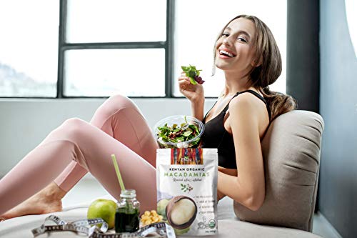 Macadamia Nuts 680g ( 24 ounce 1.5 lb ) Dry Roast Macadamias Enzo Original Sea Salt Flavor from Kenya, a proud Fairtrade Macademia The Perfect Healthy Holiday Snack