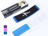 TurnMaster- New and Improved Turning Board Design- Perfect Your Turns, Positioning Spotting and Pirouettes. Premium Box With Bonus Stretch Band and Toe Pad Included! (Blue)
